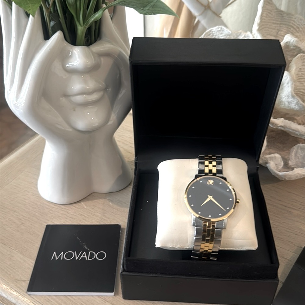 Movado Men’s Museum Classic( 40mm, diamond markers)⌚️